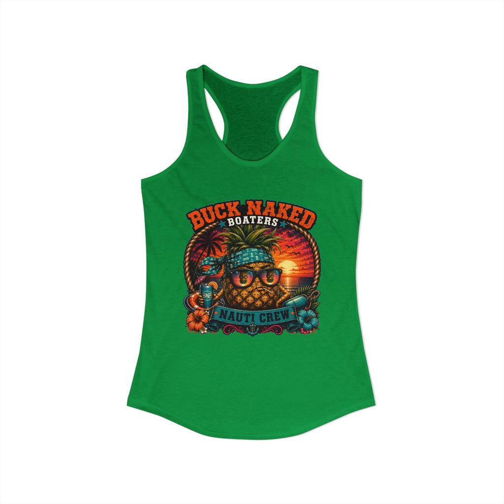 Women's pineapple nauti Racerback Tank