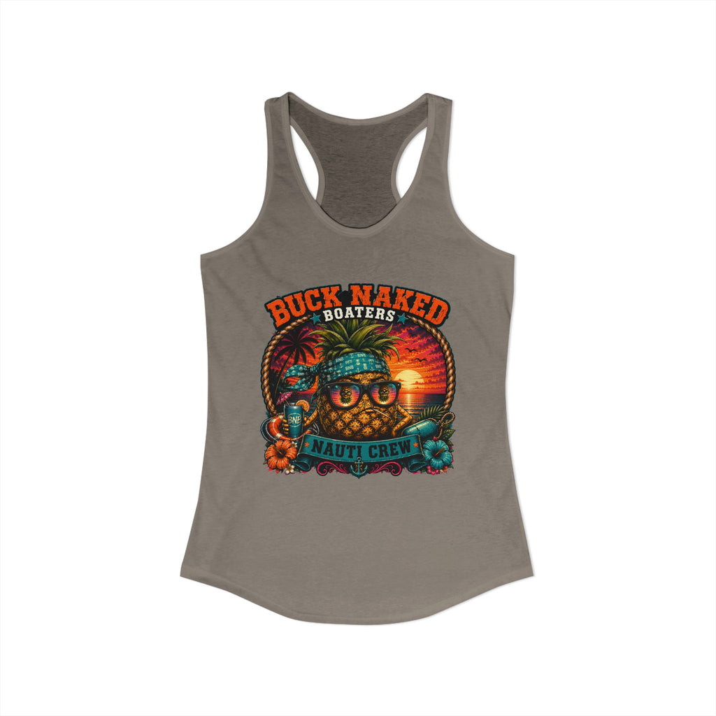 Women's pineapple nauti Racerback Tank