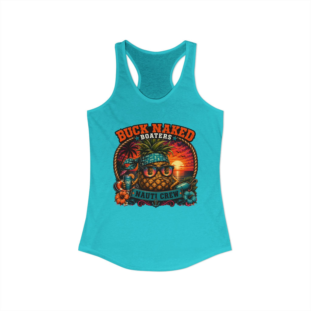 Women's pineapple nauti Racerback Tank