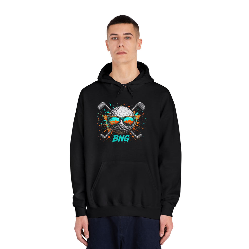 Unisex DryBlend® Buck Naked Golfers Hooded Sweatshirt