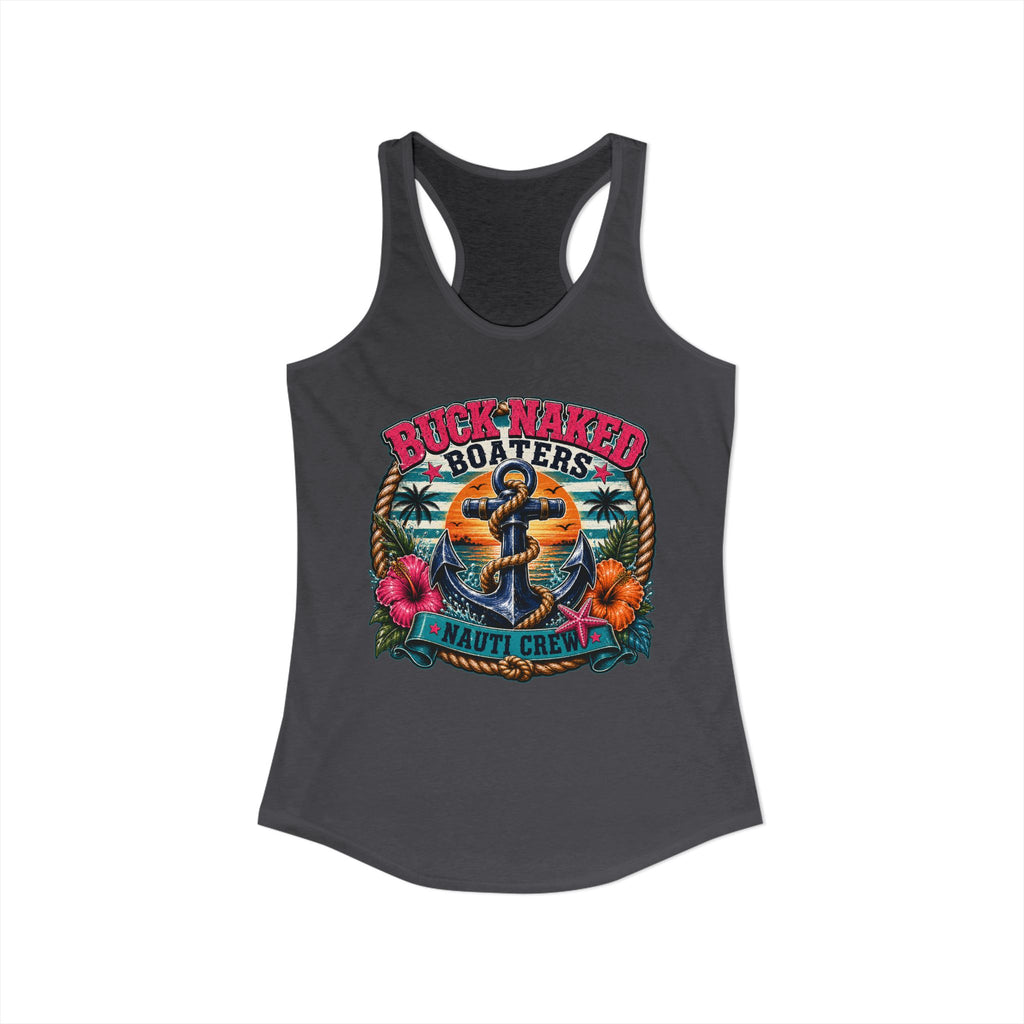 Women's anchor nauti crew Racerback Tank