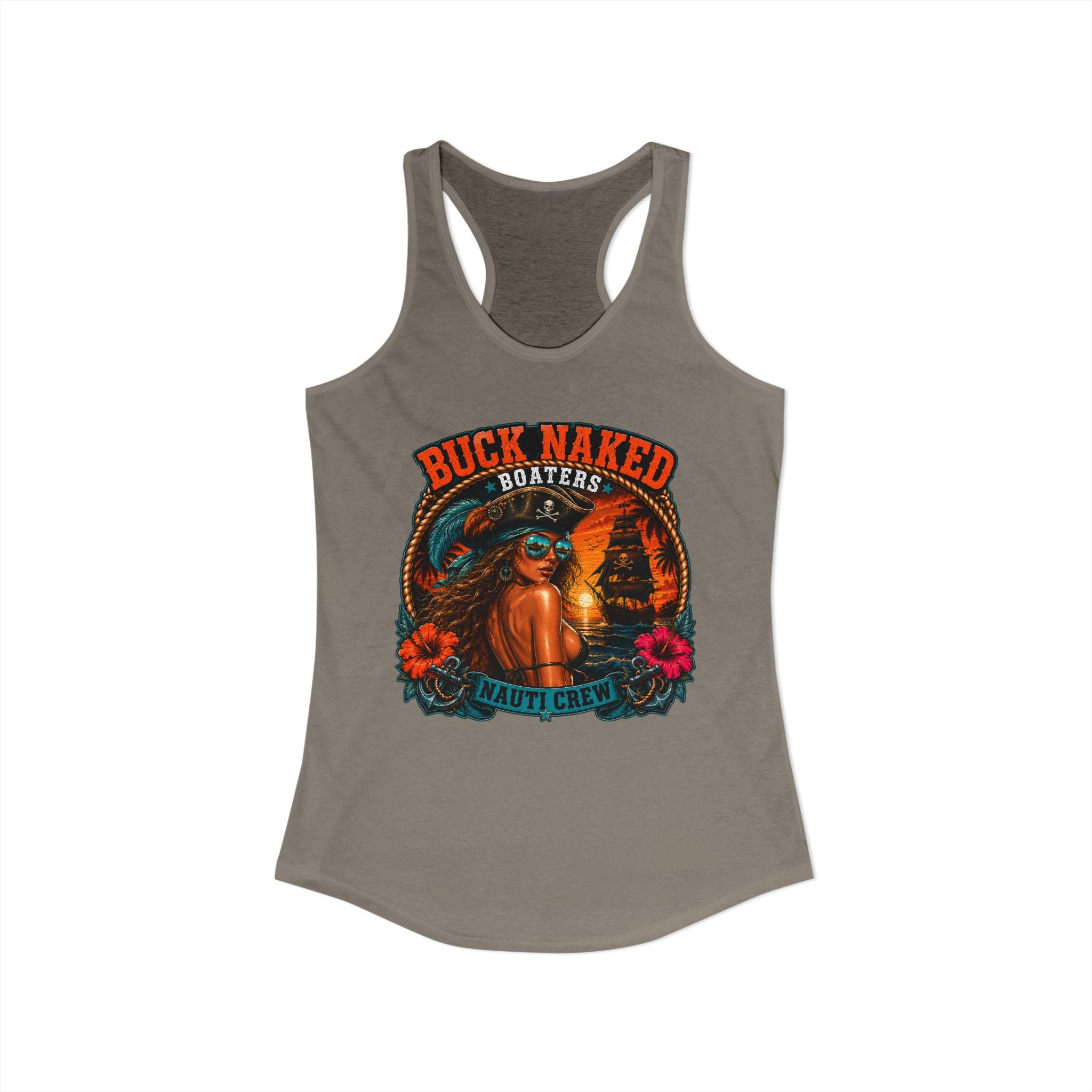 Women's pirate nauti crew Racerback Tank