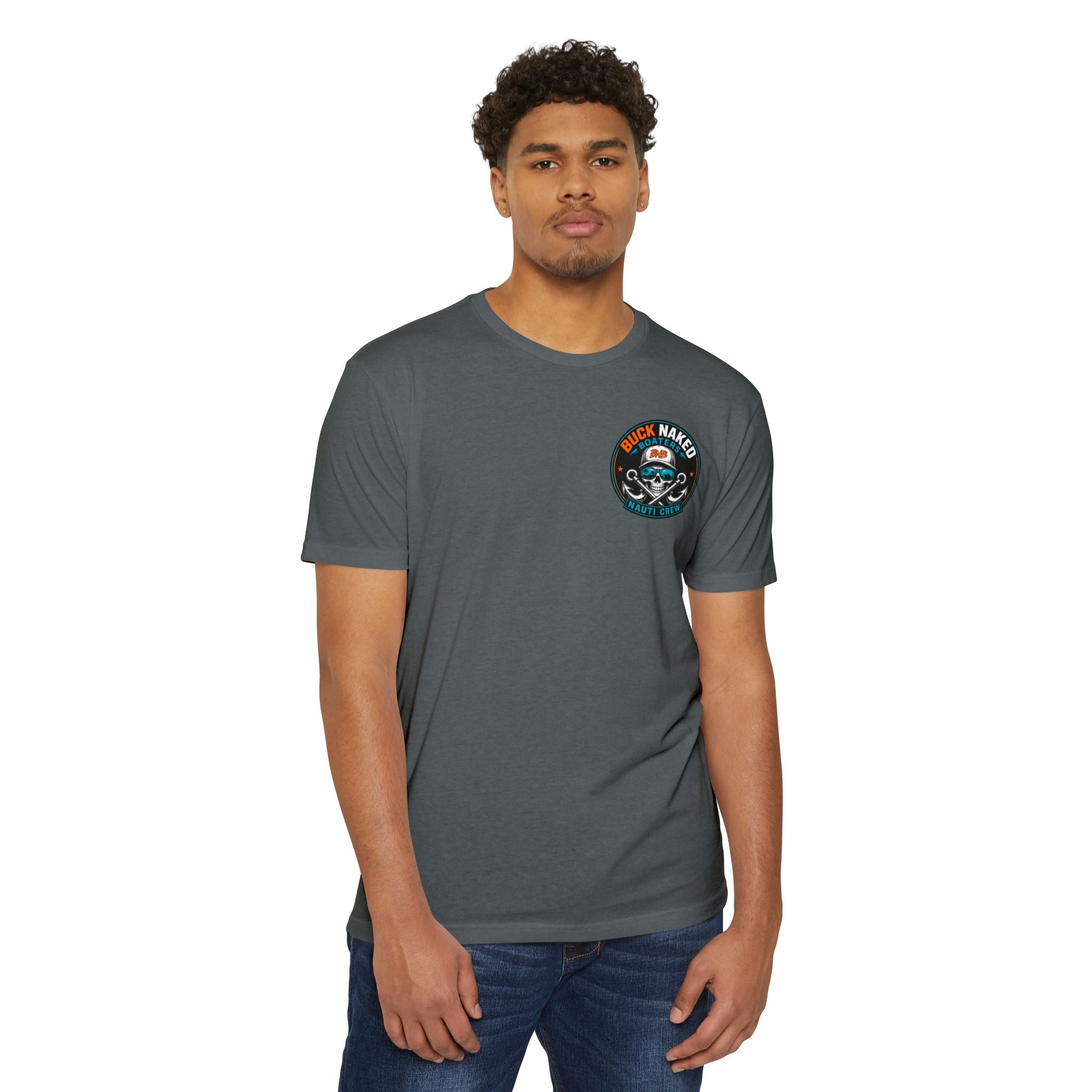 original nauti crew logo Unisex CVC Jersey T-shirt