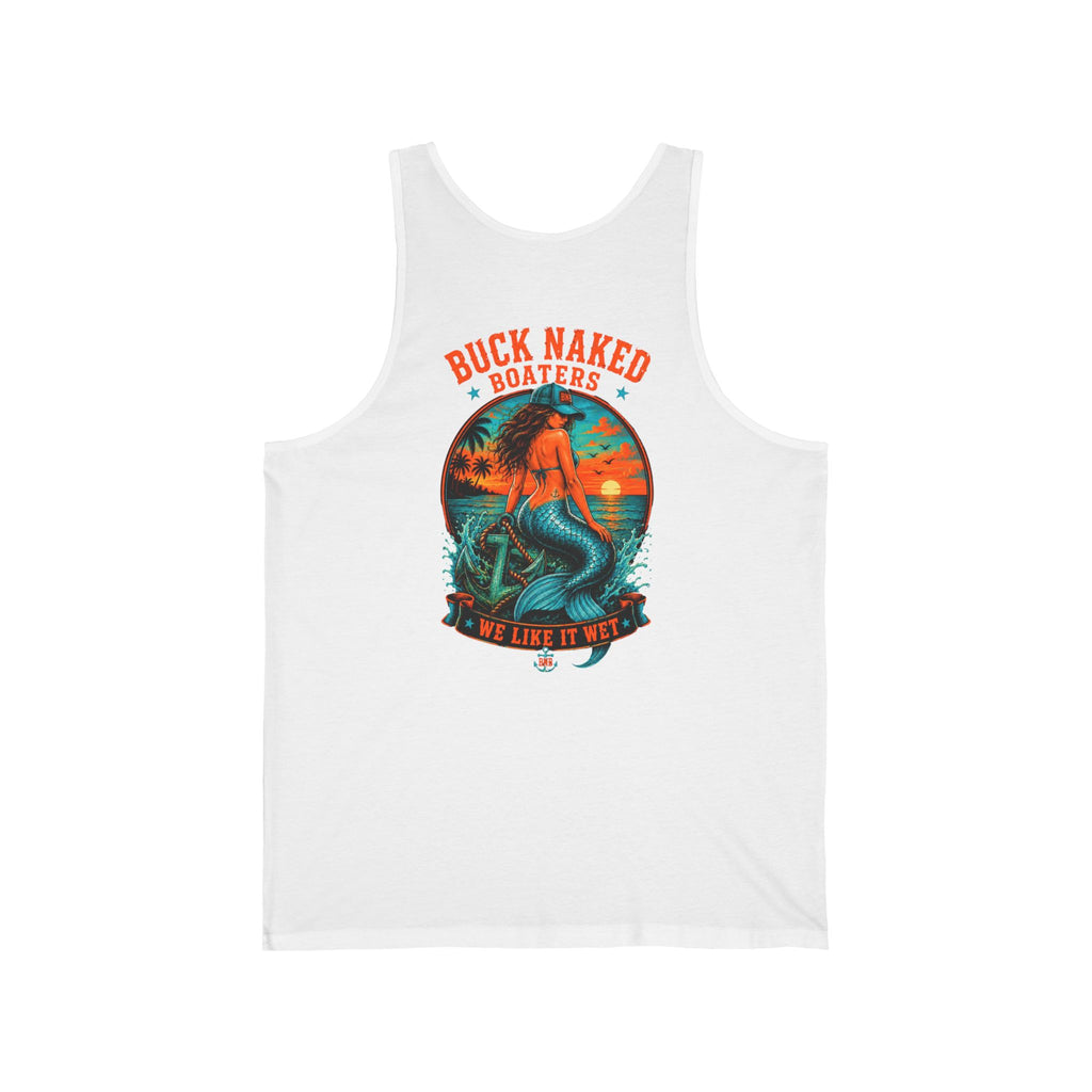 mermaid (we like it wet) nauti crew Tank
