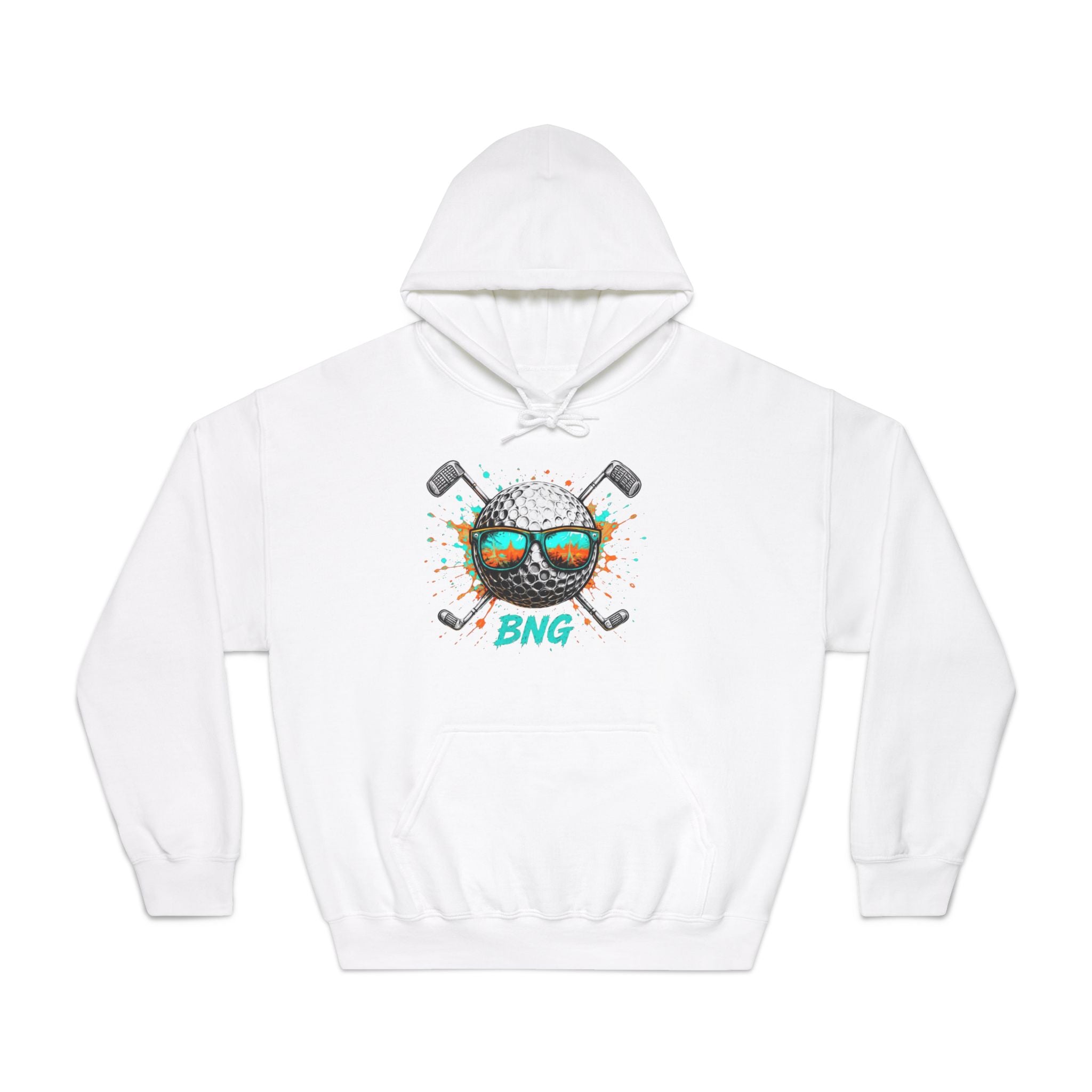 Unisex DryBlend® Buck Naked Golfers Hooded Sweatshirt