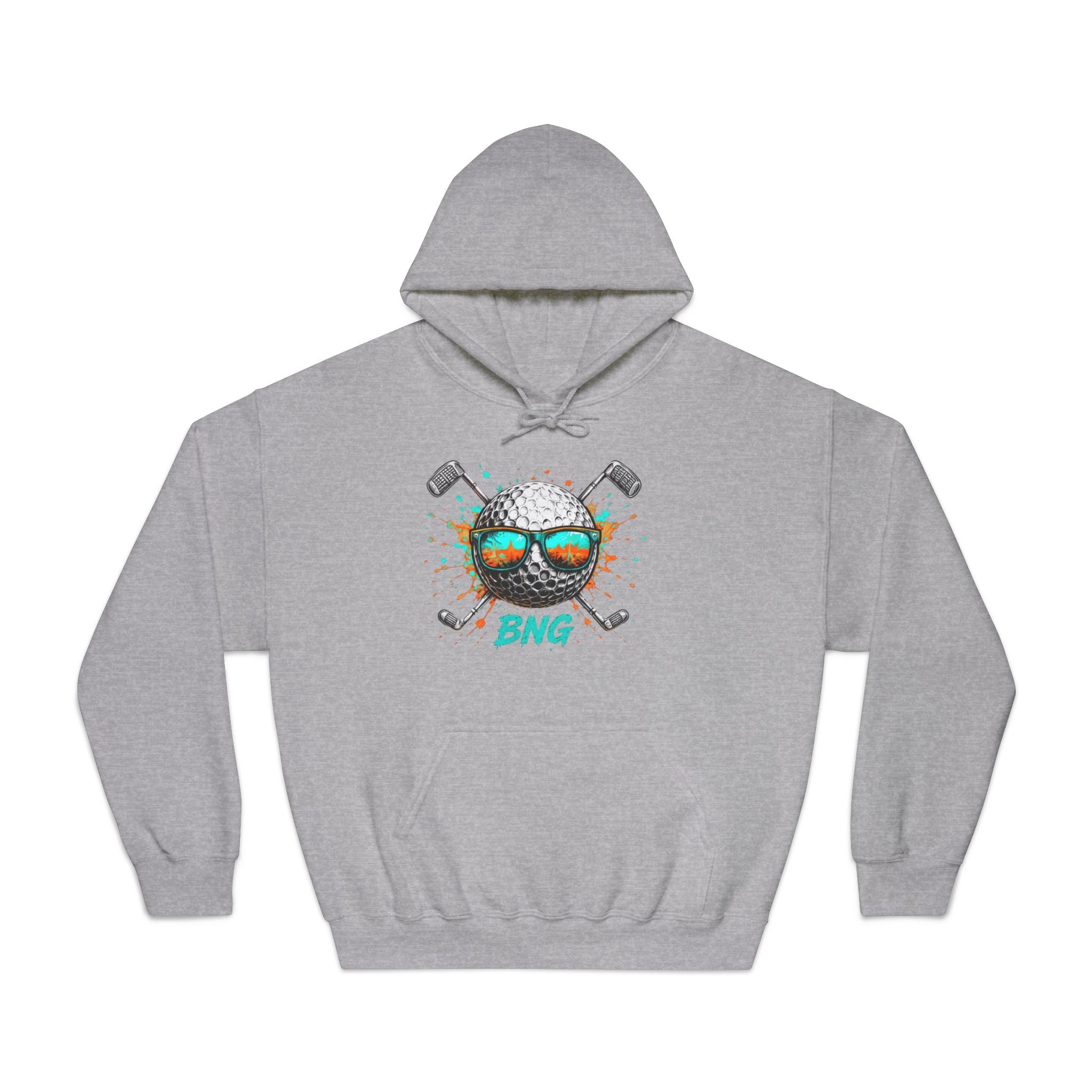 Unisex DryBlend® Buck Naked Golfers Hooded Sweatshirt