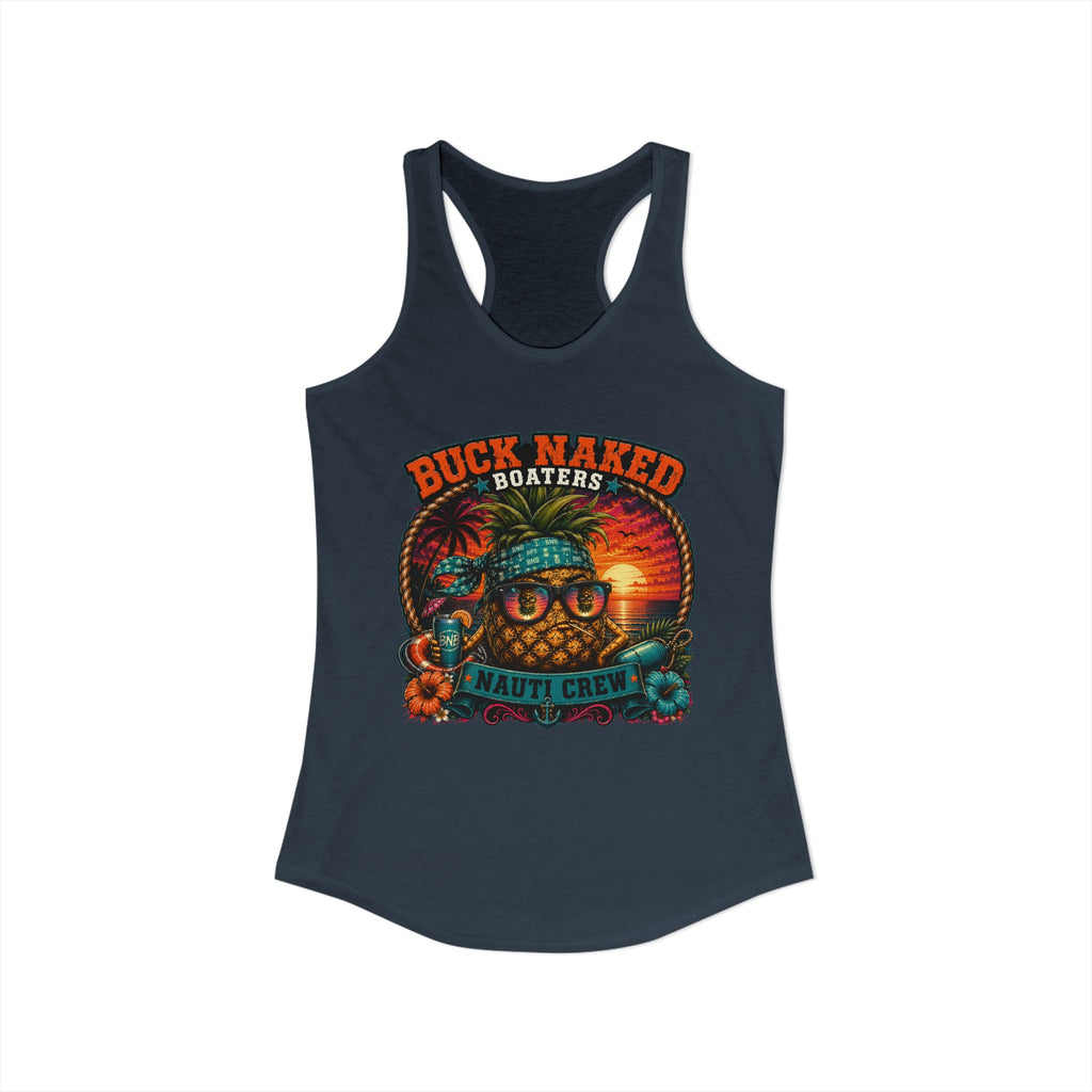 Women's pineapple nauti Racerback Tank