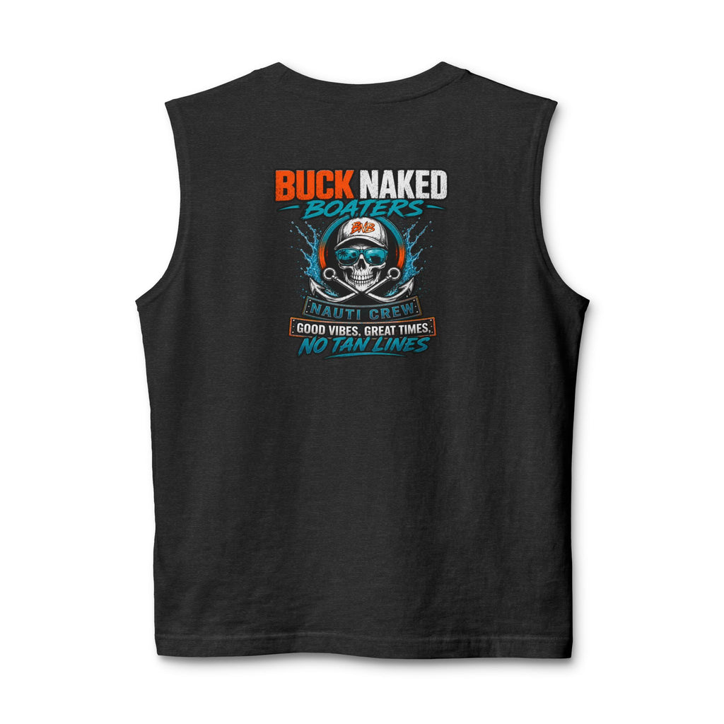 Unisex Jersey Muscle Tank classic nauti skull logo 25
