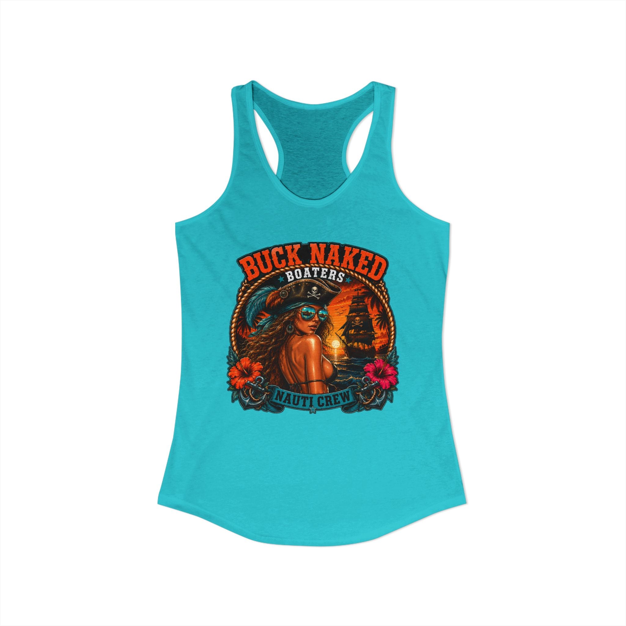 Women's pirate nauti crew Racerback Tank