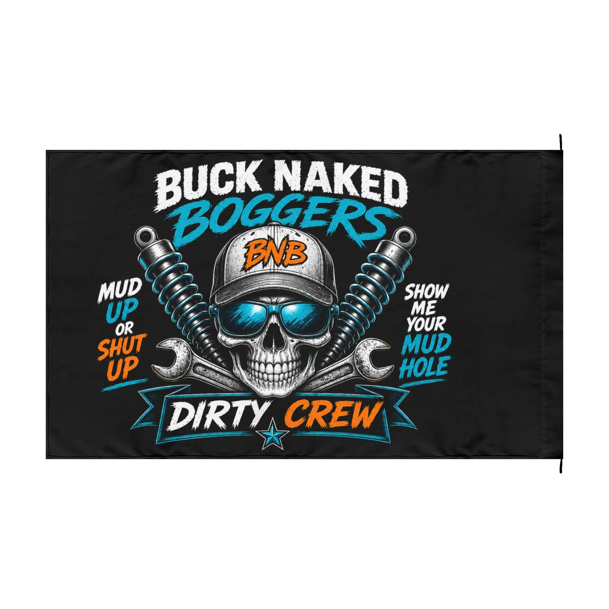 Buck Naked Boggers Double-Sided Flag