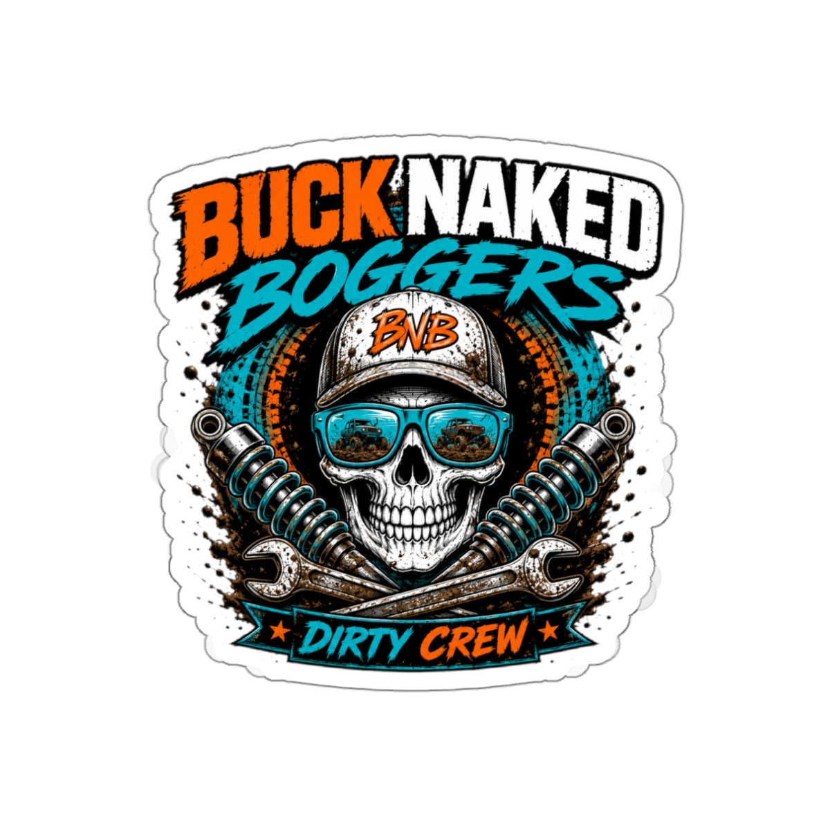 Buck Naked Boggers Vinyl Decal