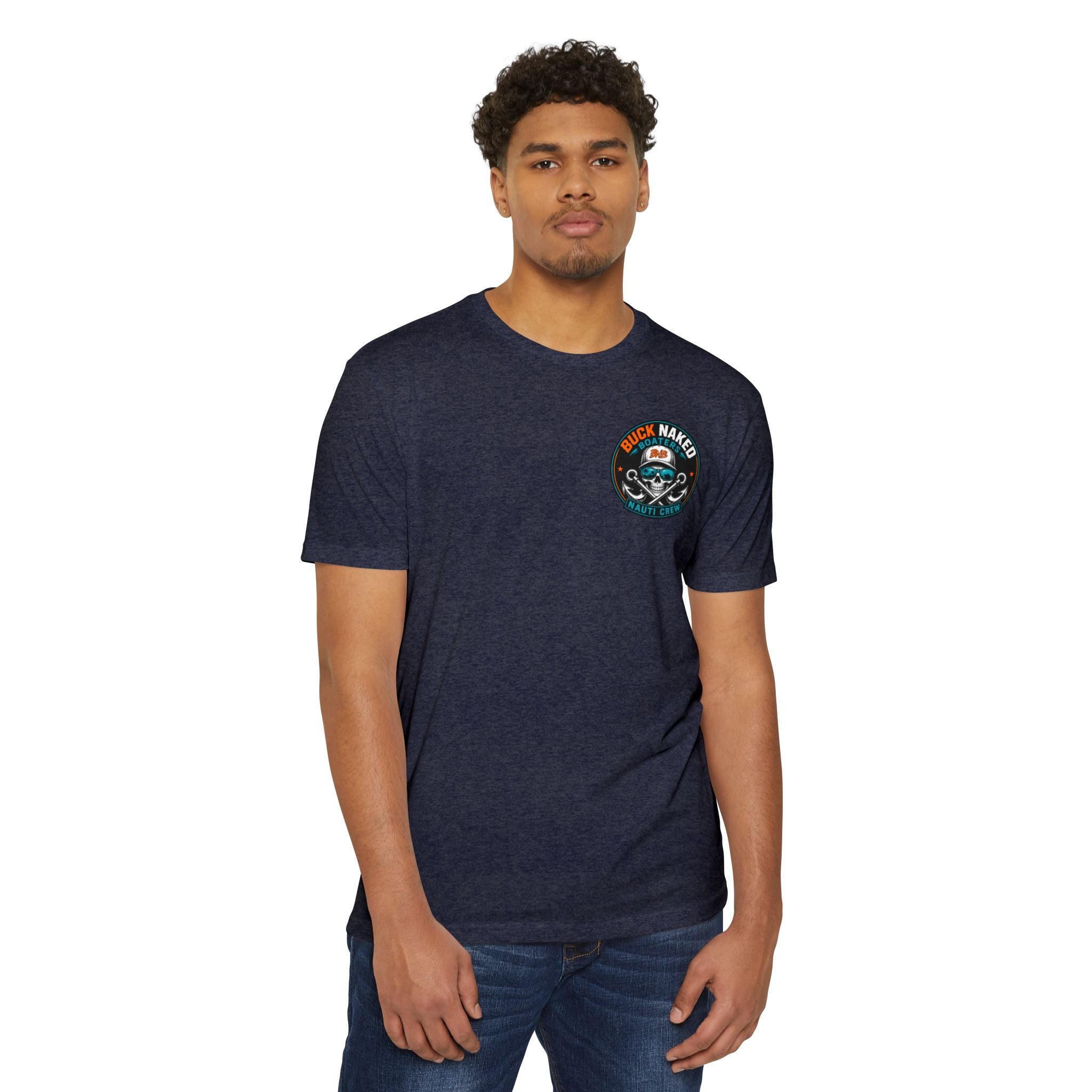 original nauti crew logo Unisex CVC Jersey T-shirt