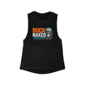 Buck Naked Boaters Women's Muscle Tank — Funny Skull Boating Graphic Top