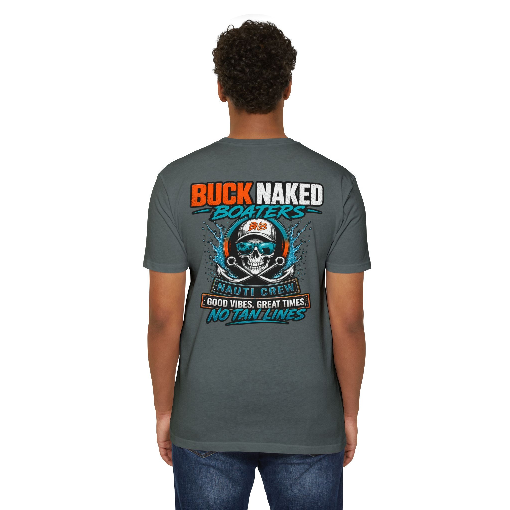 original nauti crew logo Unisex CVC Jersey T-shirt