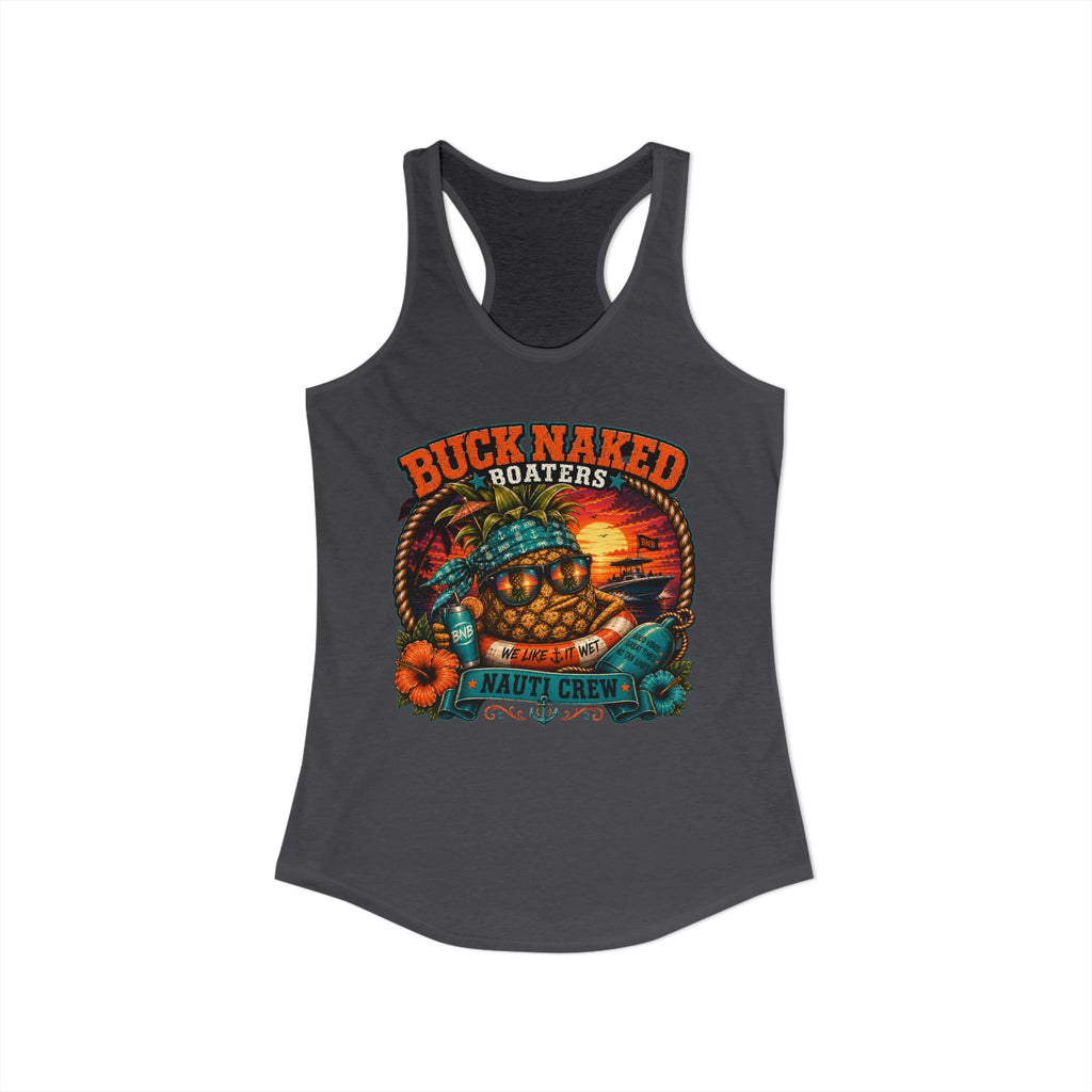 Women's  floating pineapple Racerback Tank