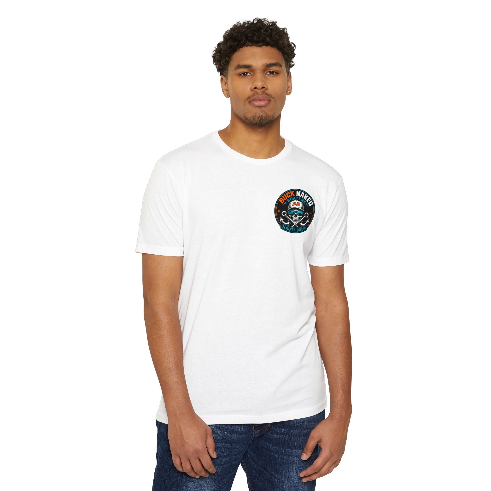 original nauti crew logo Unisex CVC Jersey T-shirt