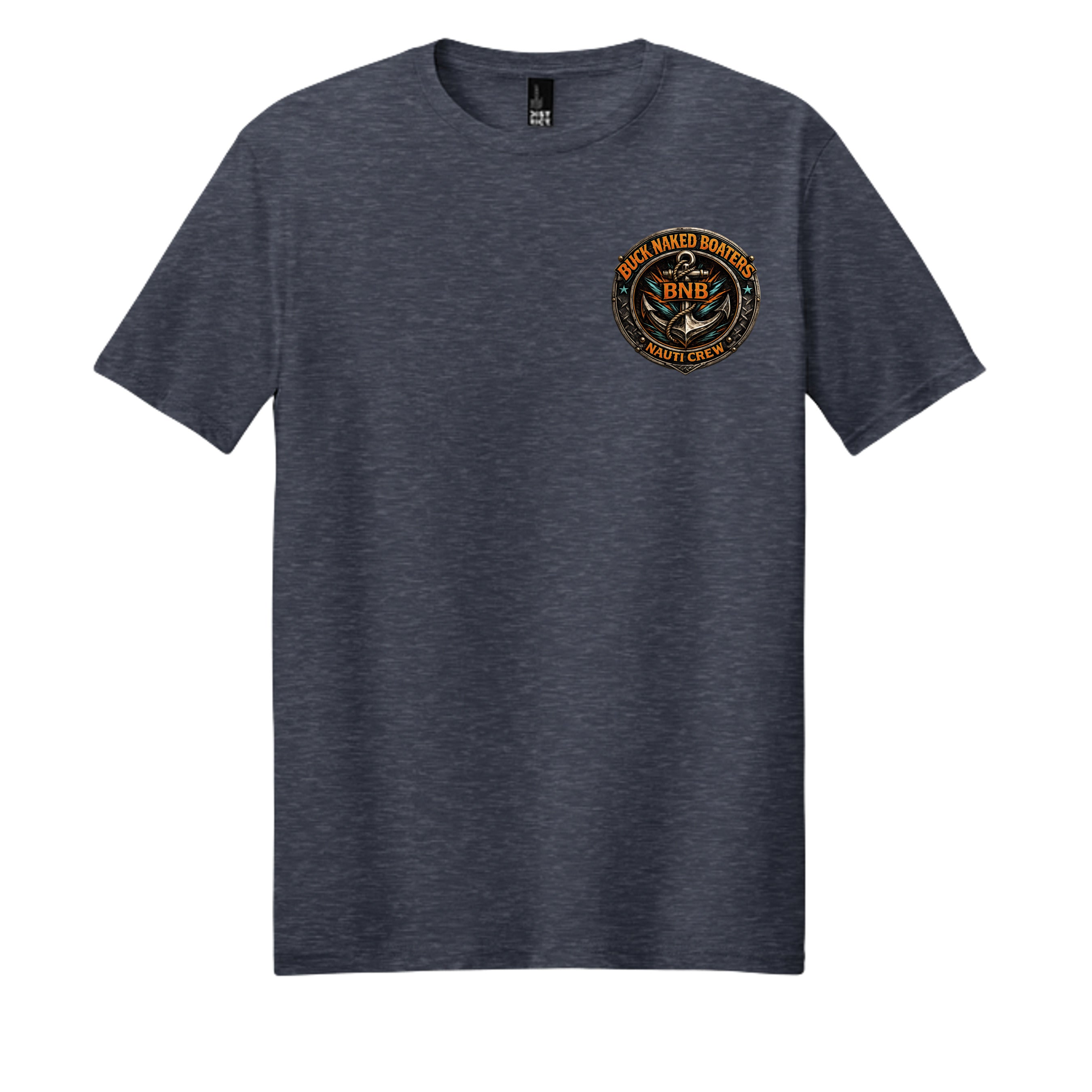Heathered Navy - DM108 - FRONT